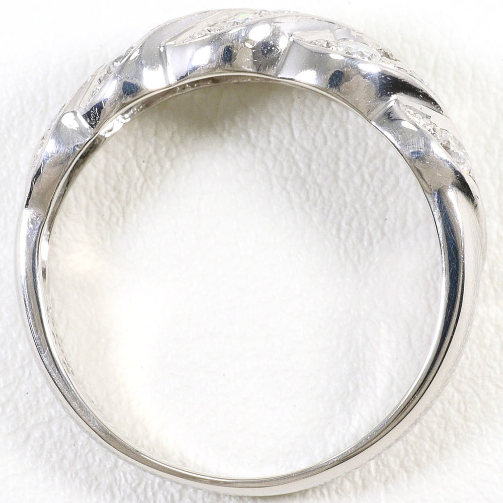 VINTAGE Silver Diamond Ring - Picture 3 of 8
